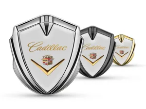 Cadillac Emblem Fender Abzeichen Sportlicher Stil Glänzend